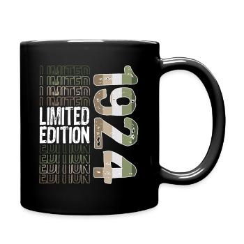 Edition limitée depuis 1924 Anniversaire Millésime 1924 - Mug uni - noir - Droite