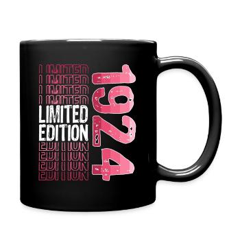 Edition limitée depuis 1924 Anniversaire Millésime 1924 - Mug uni - noir - Droite