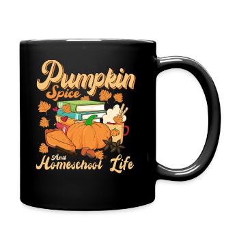 Épices à la citrouille et vie à la maison - Mug uni - noir - Droite