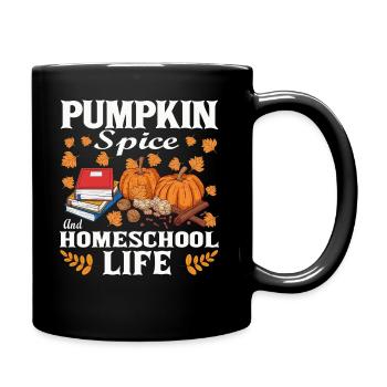 Épices à la citrouille et vie à la maison - Mug uni - noir - Droite