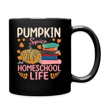 Épices à la citrouille et vie à la maison - Mug uni - noir - Droite