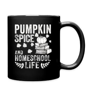 Épices à la citrouille et vie à la maison - Mug uni - noir - Droite