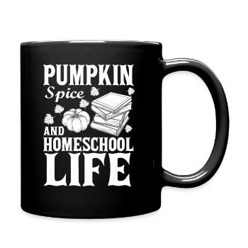 Épices à la citrouille et vie à la maison - Mug uni - noir - Droite