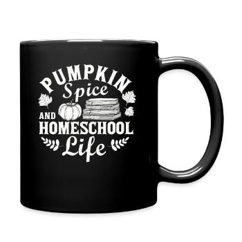 Épices à la citrouille et vie à la maison - Mug uni - noir - Droite