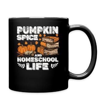 Épices à la citrouille et vie à la maison - Mug uni - noir - Droite