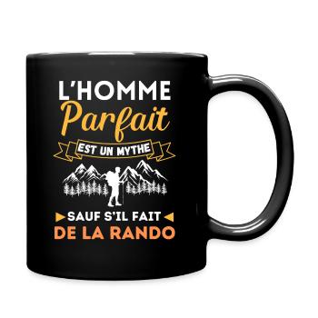 hpmme parfait randonneur 1 - Mug uni - noir - Droite