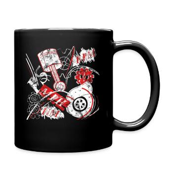 Passionnés de voitures, mécaniciens, mécatroniciens Automobile - Mug uni - noir - Droite