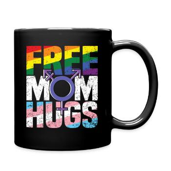 Câlins gratuits pour maman - Mug uni - noir - Droite