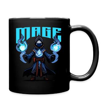 Magier - Tasse einfarbig - Schwarz - Rechts