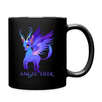 Engels-Hirsch - Tasse einfarbig - Schwarz - Rechts
