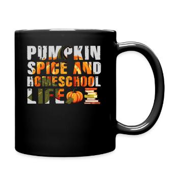 Pumpkin Spice et la vie à la maison - Mug uni - noir - Droite