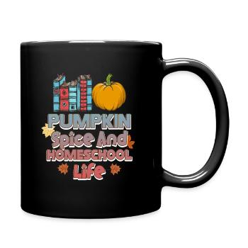 Épices à la citrouille et vie à la maison - Mug uni - noir - Droite