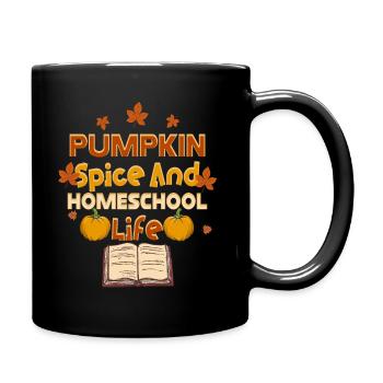 Épices à la citrouille et vie à la maison - Mug uni - noir - Droite