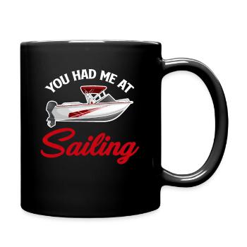 Tu m’as fait naviguer, drôle - Mug uni - noir - Droite