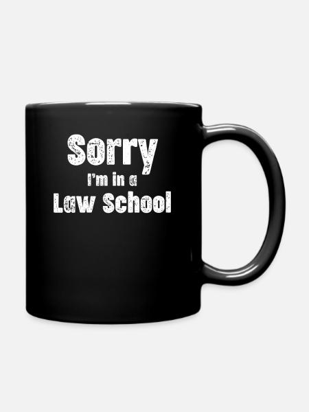 Es Tut Mir Leid, Dass Ich In Einer - Tasse einfarbig - Schwarz