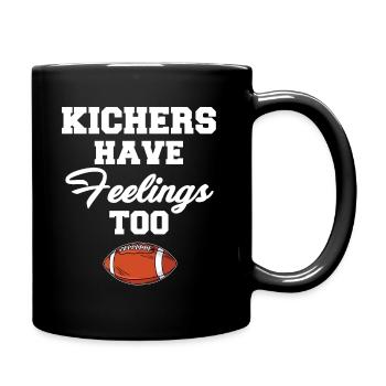 Kickers also have feelings - Full Colour Mug - black - Right