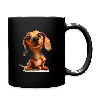 T-shirt drôle de teckel pour les propriétaires de - Mug uni - noir - Droite