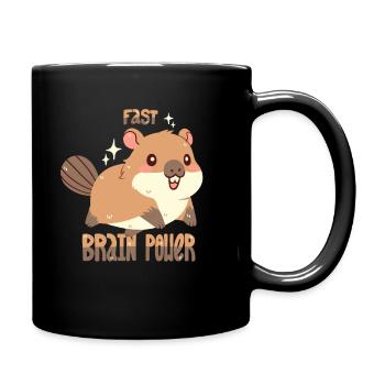 Puissance cérébrale rapide - Mug uni - noir - Droite