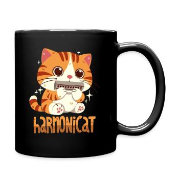 Harmonicat - Tasse einfarbig - Schwarz - Rechts
