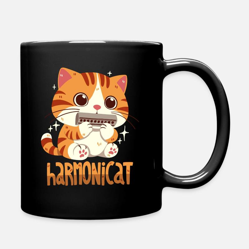 Harmonicat - Mug uni - noir