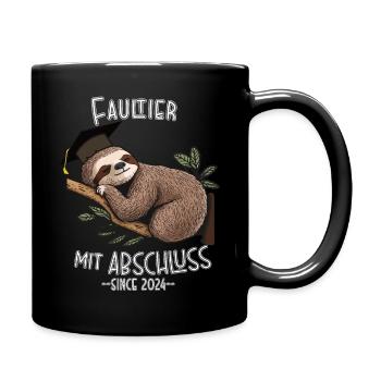 Schulabschluss 2024 - Tasse einfarbig - Schwarz - Rechts