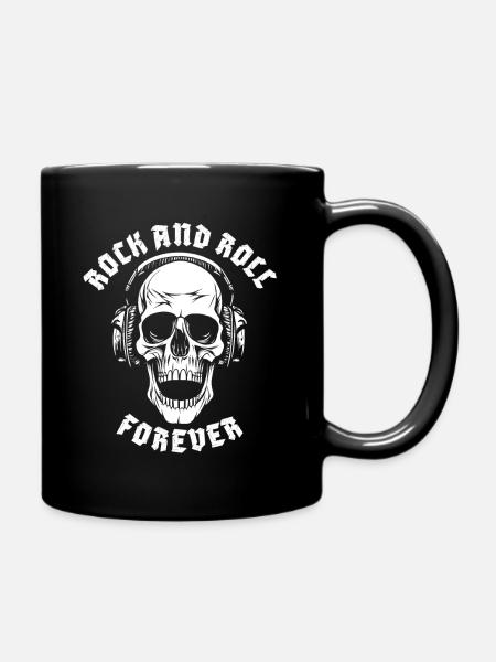 LE ROCK AND ROLL POUR TOUJOURS - Mug uni - noir