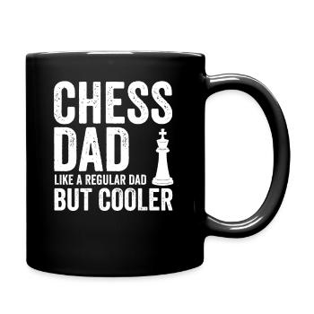 Chess Dad Like A Regular Dad But Cooler - Full Colour Mug - black - Right