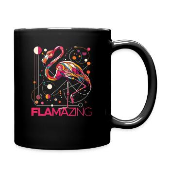 Flamazing - Cadeau parfait pour les amoureux des animaux - Mug uni - noir - Droite