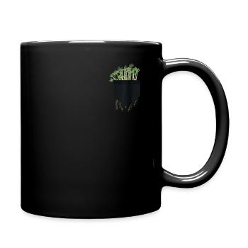 Urban Gardener Männer Frauen Microgreens - Tasse einfarbig - Schwarz - Rechts