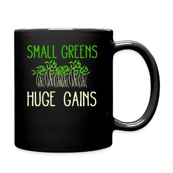 Urban Gardener Men Women Microgreens - Full Colour Mug - black - Right