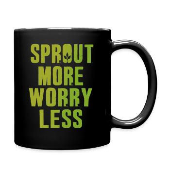 Urban Gardener Men Women Microgreens - Full Colour Mug - black - Right