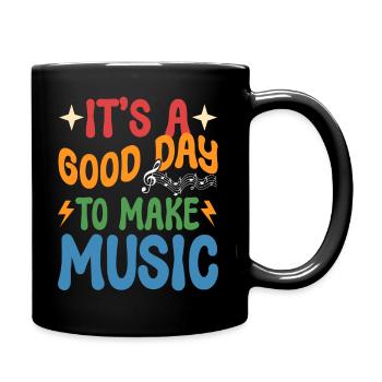 It's A Good Day To Make Music Musikdirektor - Tasse einfarbig - Schwarz - Rechts
