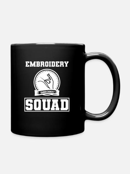 Quilting Lover Modedesigner Näherin - Tasse einfarbig - Schwarz