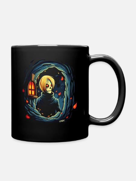 Dämonen sind auch Menschen - Tasse einfarbig - Schwarz