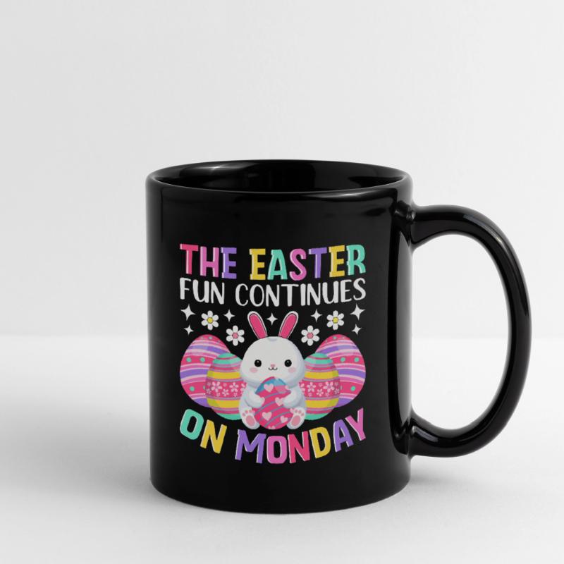 The fun continues Easter Monday Easter time Easter Full Colour Mug