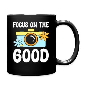 Focus On The Good Fotograf - Tasse einfarbig - Schwarz - Rechts