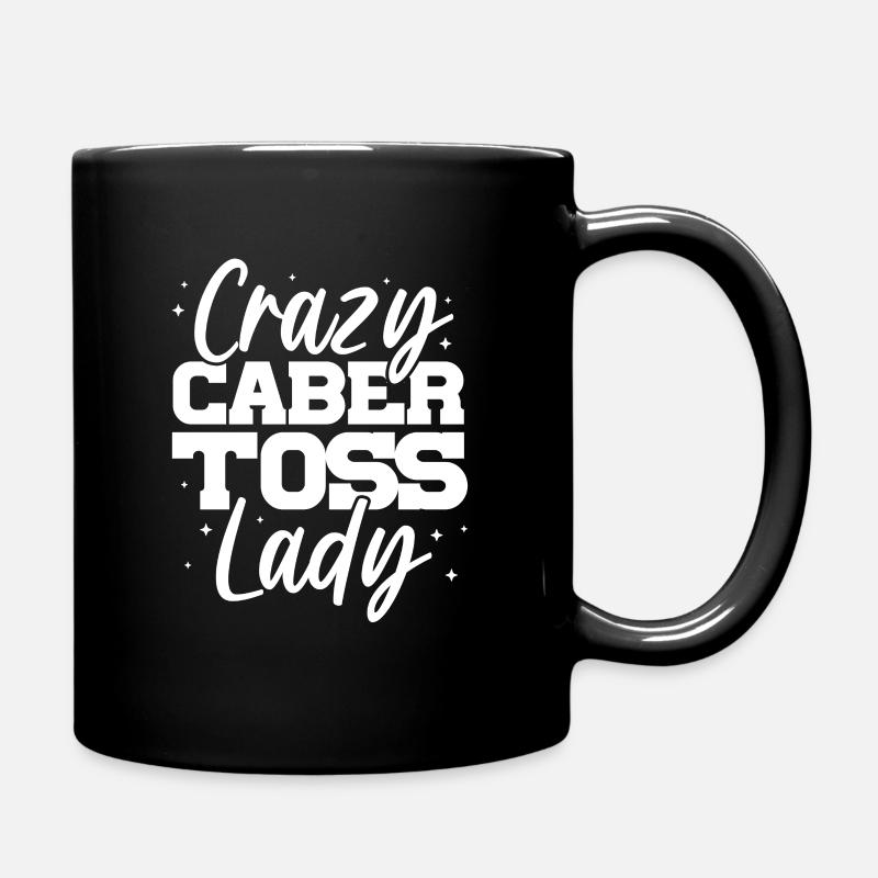 Crazy Caber Toss Lady Tree Trunk Thrower - Tasse einfarbig - Schwarz