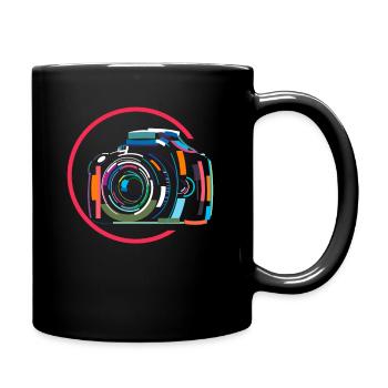Photograph - Tasse einfarbig - Schwarz - Rechts