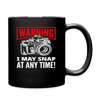 Photographer Photographer Warning - Full Colour Mug - black - Right