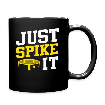 Just Spike It Roundnet Enthusiast - Tasse einfarbig - Schwarz - Rechts