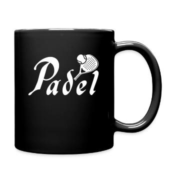 Padel Fun Padel Spieler Padelist - Tasse einfarbig - Schwarz - Rechts