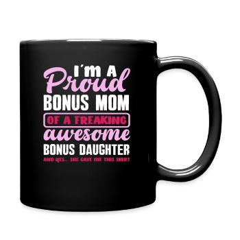 Cadeau de belle-mère belle-fille - Mug uni - noir - Droite