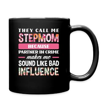 Drôle de belle-mère - Mug uni - noir - Droite