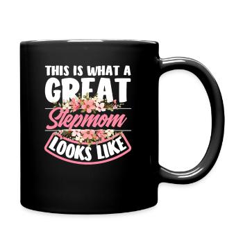 Stepmom looks - Full Colour Mug - black - Right