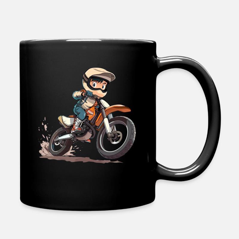 Motocross Enfant - Mug uni - noir