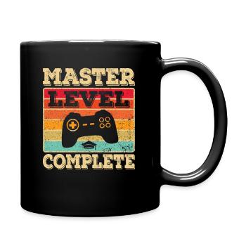 Master Abschluss Absolvent BWL Student Studium - Tasse einfarbig - Schwarz - Rechts