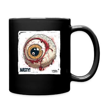 A nasty disgusting eye - Full Colour Mug - black - Right