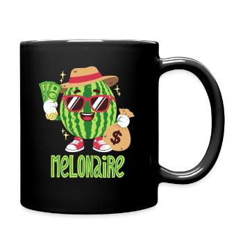 Melon Millionaire - Full Colour Mug - black - Right