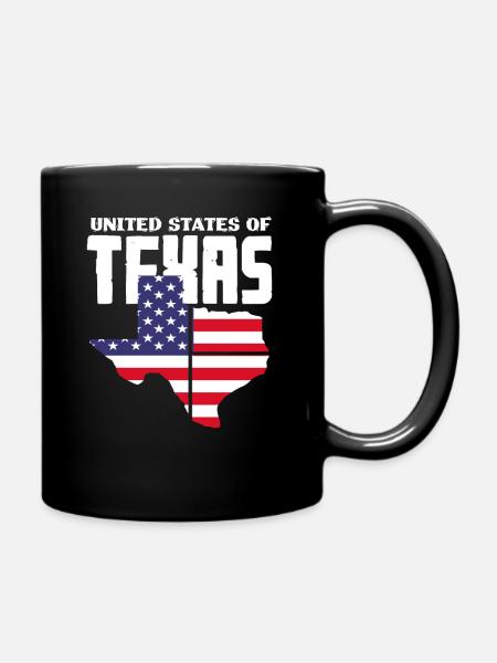 Stolzes Texaner Texas - Tasse einfarbig - Schwarz