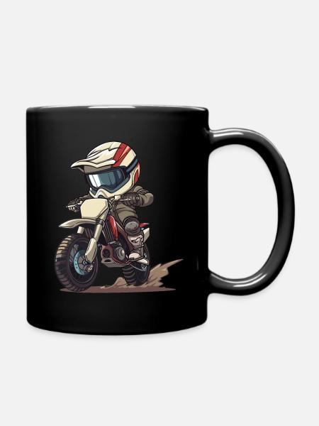 Motocross Enfant - Mug uni - noir